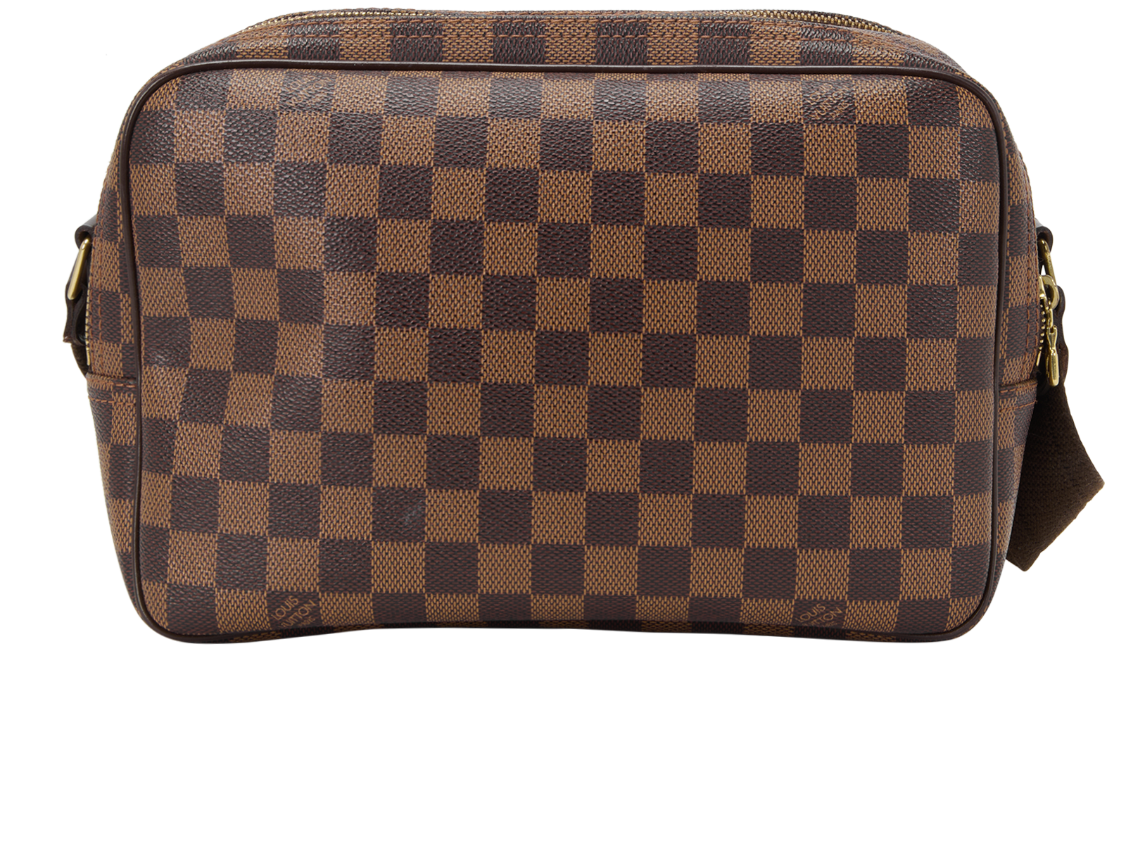 Reporter PM, &pound;550, Handbags, Brown, Canvas, Back view